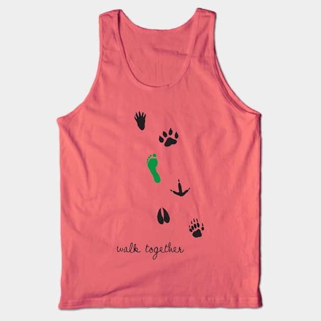 Walk together Tank Top by swirlydesign